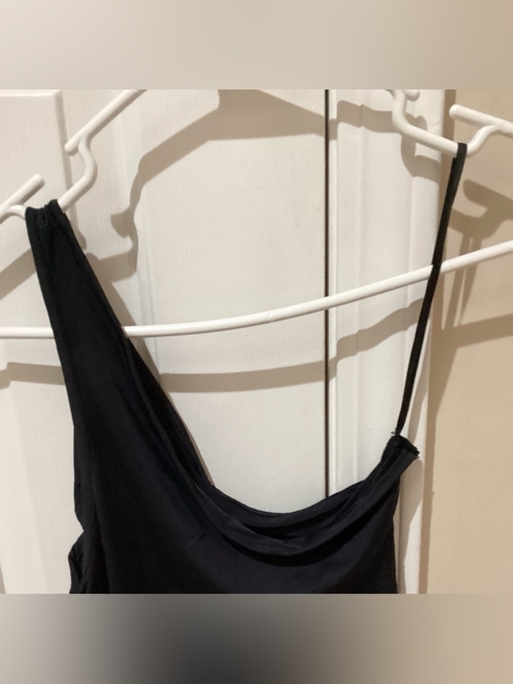 Fashion Nova Black Asymmetric Cowl Camisole - Picture 2 of 3